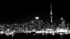 monochrome cityscape night dark City City Lights black
