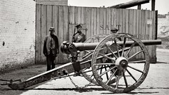 Monochrome civil war old west