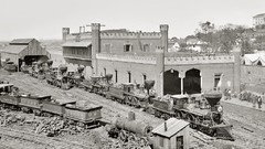 Monochrome civil war old west