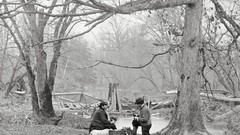 Monochrome civil war old west