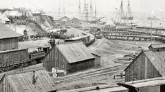 Monochrome civil war old west