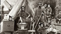 Monochrome civil war old west