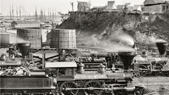 Monochrome civil war old west