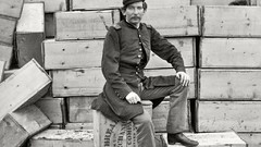 Monochrome civil war old west