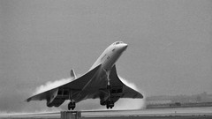 Monochrome concorde grayscale
