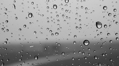 Monochrome condensation rain on