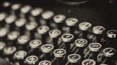 Monochrome depth of field typewriters