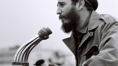 Monochrome Fidel Castro