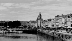 monochrome France old City Europe vintage photography