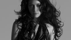 Monochrome greyscale Hilary Duff