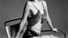 Monochrome greyscale Natalie Portman