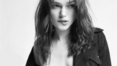 Monochrome greyscale woman Actress