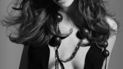 Monochrome greyscale woman michelle