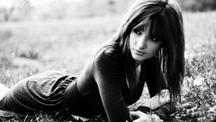 Monochrome greyscale woman susan