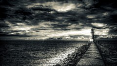 Monochrome lighthouses