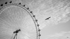 Monochrome London Eye