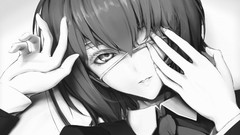 Monochrome misaki mei eyepatch