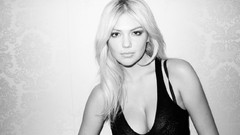 Monochrome models bra kate upton grayscale