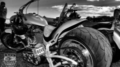 Monochrome motorbikes