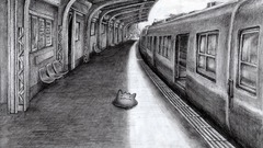 Monochrome Pokemon Ditto