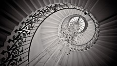 Monochrome stairways