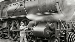 Monochrome Steam train