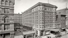 Monochrome streets cityscapes grayscale