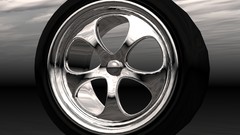 Monochrome wheels tires