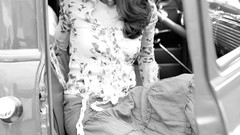 Monochrome woman Kristin Kreuk