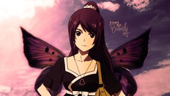 monogatari-series Anime anime girls senjougahara hitagi ponytail