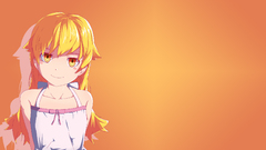 monogatari-series oshino shinobu Anime anime girls gradient