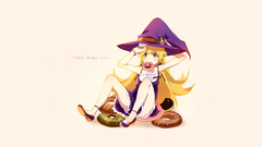 monogatari-series oshino shinobu Halloween Anime anime girls hat