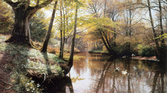 Monsted peder river landscape