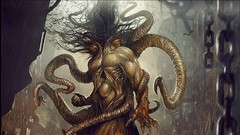 Monsters creatures demons fantasy art