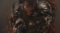 Monsters horns armor artwork fantasy art