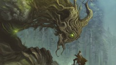 Monsters king knight forests artwork digital art fantasy art