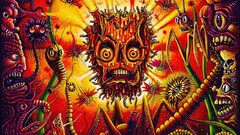 Monsters paintings worms creepy artwork Robert Steven Connett