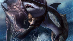 Monsters Sharks artwork