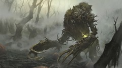 Monsters swamps magic: the gathering fantasy art