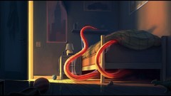 Monsters tentacles bedroom digital art Andreas Rocha