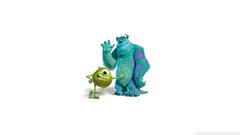 Monsters white background pixar Monsters Inc.