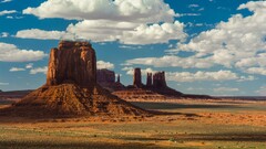 Monument Valley Mountains southwest USA landscape clouds nature