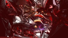 Moon abstract blood League of Legends video games Akali Game 