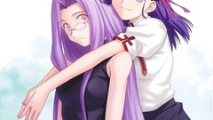 Moon Anime fate stay night bare shoulders matou sakura 