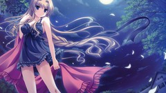 Moon anime girls midori no umi game cg Midori visual novels