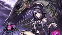 Moon Anime purple eyes