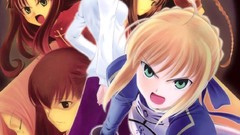 Moon Anime saber anime girls arcueid brunestud tohsaka rin 
