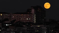 Moon architecture night sky