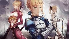 Moon armor saber fate stay night saber lily fate series Fate 