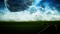 Moon artwork digital art fantasy art